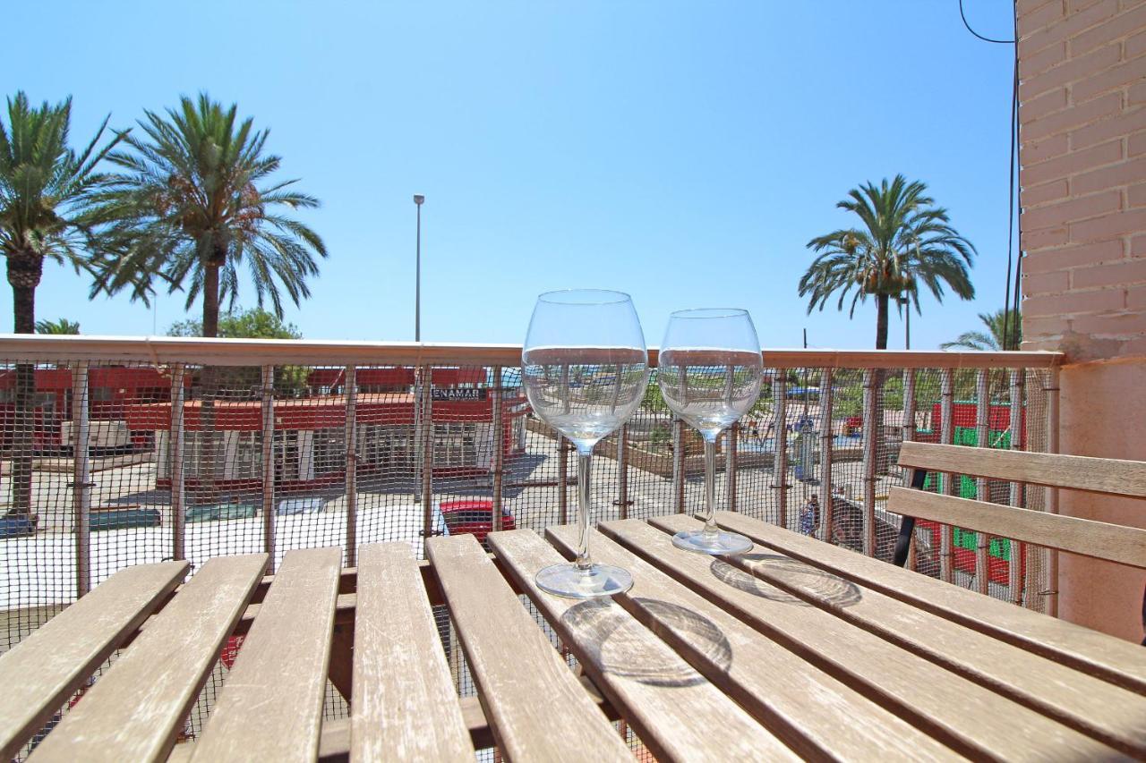 Global Properties, Apartamento En Primera Linea, Playa Puerto De Sagunto Luaran gambar